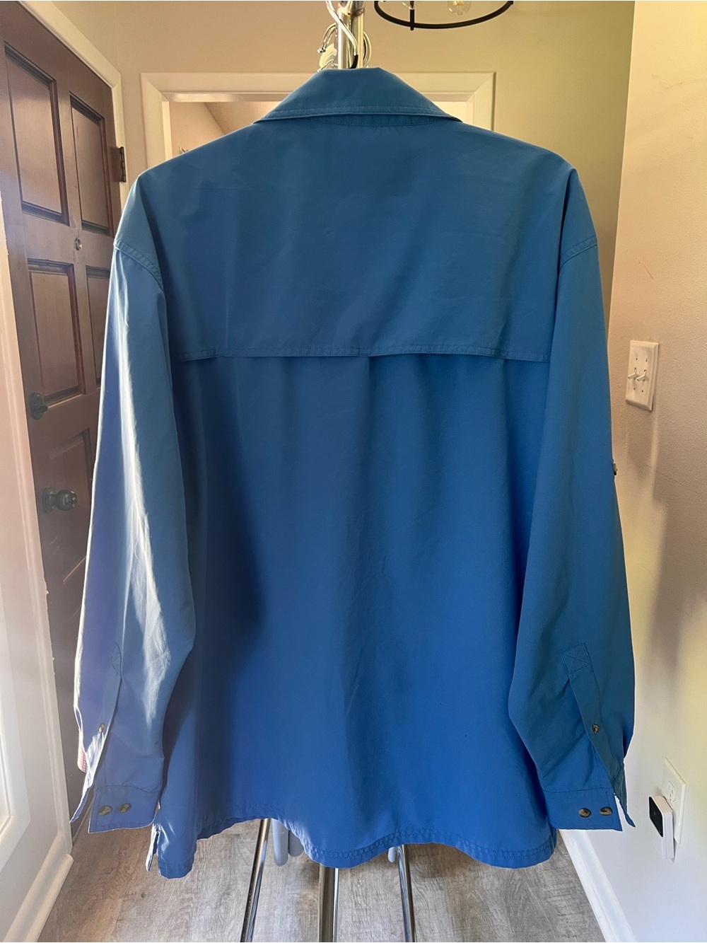 Bimini Bay Outfitters XL Blue Fishing Shirt Long Sleeve Vented Performance - Picture 3 of 9